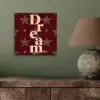 Sterren - Luipaardprint - Dream - Bordeaux aluminium wit klein -sfeer2