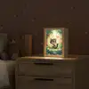 Kat - Zwart - Bos - Vlinders Light Box met kabel klein -sfeer1_kind