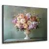 Orchidee - Boeket - Vaas - Bloemen Textielframe - compleet frame klein -3d