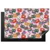 Retro - Disco - Cassettebandjes - Multi Inductie beschermer vinyl 3mm klein 276 -3d