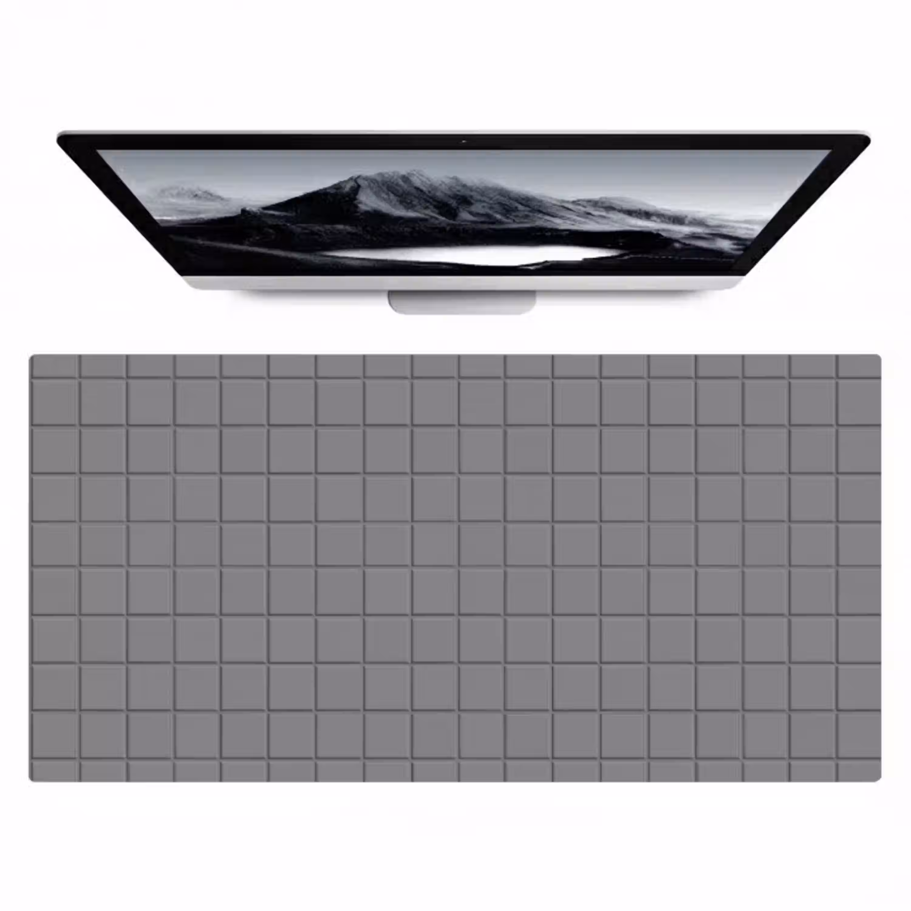 Modern - Patroon - Grijs Muismat XXL klein 681 -zzz3d