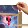 Buitenaards wezen - Rood - Planeten Light Box met kabel (Kinderlampje) klein -USP_websiteprintNL