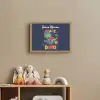 Dino - Raket - Kleurrijk Light Box met batterij (Wandlamp kind) middel -sfeer2_kind