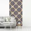 Floraal - Ornament - Blauw fotobehang vinyl groot 64 -woonkamer