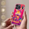 Konijn - Bloemen - Kleurrijk - Kimono Telefoonhoesje iPhone 17 Pro klein -sfeer3_NL