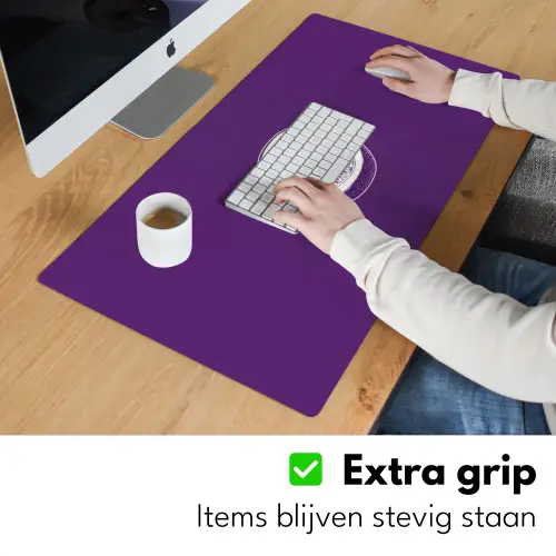 Passievrucht - Zaadjes - Paars - Minimalistisch Muismat XXL klein -sfeer3