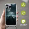 Steiger - Storm - Golven Hoesje iPhone 16 Pro Max met koord klein -sfeer2_NL