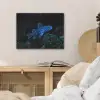 Vis - Stippen - Koraal - Blauw PET vilt klein -sfeer3