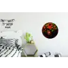 Vrouw - lychee - exotisch Wandcirkel aluminium klein -kinderkamer