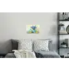 Gieter - Lavendel - Bloesems Muursticker klein -slaapkamer