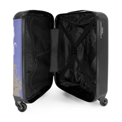 Summer memories - Dans van de zeedieren NBS - Handbagage koffer - Kinderen Unisex middel -binnenkant