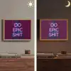 Buste - Neon - LED - Letters Light Box met batterij (Wandlamp) middel -sfeer3