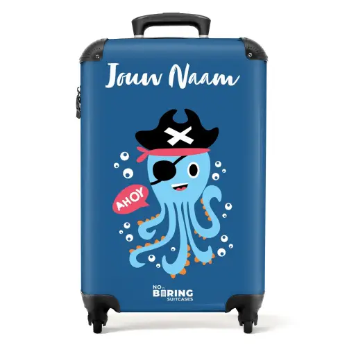 Piratenoctopus NBS - Handbagage koffer - Kinderen Unisex middel -productfoto_recht