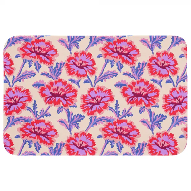 Badmat - Bloemen - Patroon - Meerkleurig