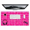 Stippen - Patroon - Roze Muismat XXL klein 681 -3d