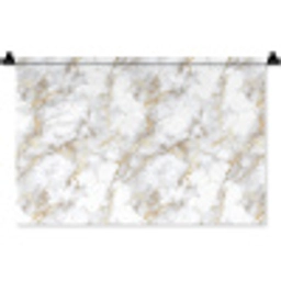 Gouden aders - Marmer - Wit Wandkleed katoen klein 269 -zz3d