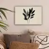 Ovaalvormige bladeren - Diep groen - Symmetrisch canvas 2cm klein -sfeer1