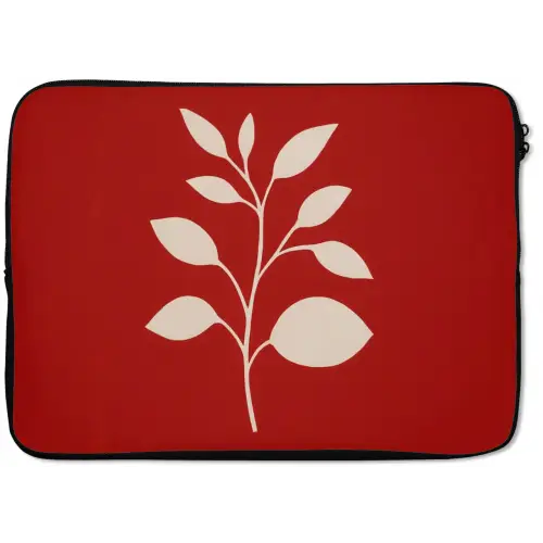 Silhouet - Bladeren - Tak laptophoes neopreen klein -zkaufland3dotto