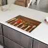 Pollepel - Kruiden - Eten - Specerijen - Tafel Inductie beschermer vinyl 3mm klein -sfeer8