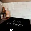Quotes - Spreuken - Lentekriebels Inductie beschermer vinyl 3mm middel -sfeer3