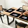 Sushi - Delfts blauw - Rijst - Vis - Elegant Placemat vinyl groot -zzsfeer4_Kitchenyeah-website