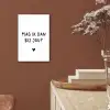 Spreuken - Mag ik dan bij jou - Quotes - Claudia de Breij aluminium wit klein -sfeer4