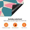 Blauw - Vlakken - Patroon - Hartjes Inductie beschermer vinyl 3mm klein 276 -zzzzzzz-td-onderkant