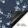 Grafisch - Bloesemtak - Blauw Deurmat klein 898 -antislip_NL