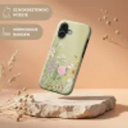 Botanisch - Bloemen - Kleurrijk Toughcase MagSafe Apple iPhone 17 klein -USP_RandenV_NL