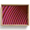Lijnen - Rood - Beweging Dienblad Rechthoek middel -z3d_shopping
