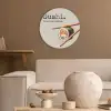 Sushi - Zalm - Rijst - Japans Akoestische PET Vilt - Rond klein -sfeer1