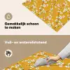 Bloesemtak - Aquarel - Geel Inductie beschemer met haakjes klein 777 -ky-schoon-nl