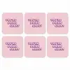 You're doing great - Roze - Bubble letters onderzetter kurk middel -3d