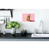 Augurken - Pot - Schaduw - Roze Muursticker klein -keuken