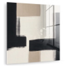 Zwart - Abstract - Japandi plexiglas 5mm klein -zzzproduct_nieuw