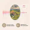 Toscane - Landschap - Wijngaarden Akoestische PET Vilt - Rond klein -USP_NL