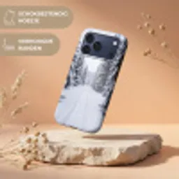 Bos - Winter - Sneeuw - Pad - Natuur Toughcase MagSafe Apple iPhone 17 Pro Max klein -USP_RandenV_NL