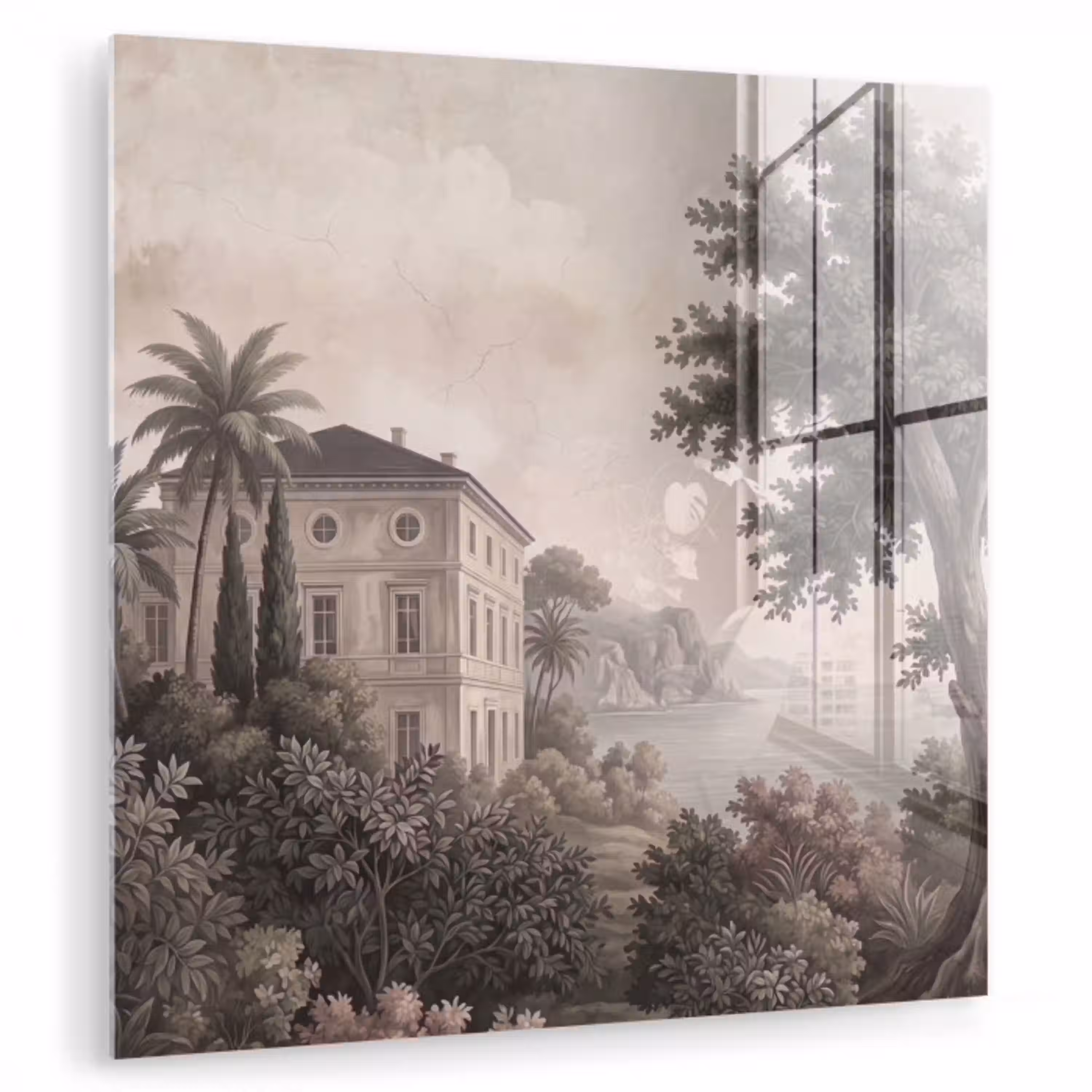 Zee - Villa - Beige plexiglas 5mm klein -zzzproduct_nieuw