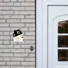 Zwart wit - Huisdier - Labrador Naambord Huisje klein -sfeer1