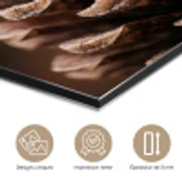 Dennenappel - Bos - Herfst - Bruin - Sfeervol aluminium wit klein -closeup_FR
