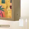 Kleurrijk - Palmbomen - Islamitisch Light Box met batterij (Wandlamp) middel -USP_websiteoplaadbaarNL
