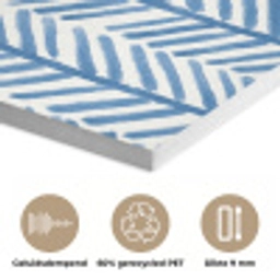Patroon - Streep - Blauw PET vilt klein 837 -closeup_NL