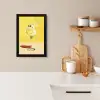 Wijnglas - Citroen - Geel - Minimalistisch KitchenYeah - Keuken - Fotolijst klein -sfeer1
