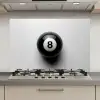 Biljartbal - Getal - Acht - Wit keuken achterwand spatscherm klein -3d_website