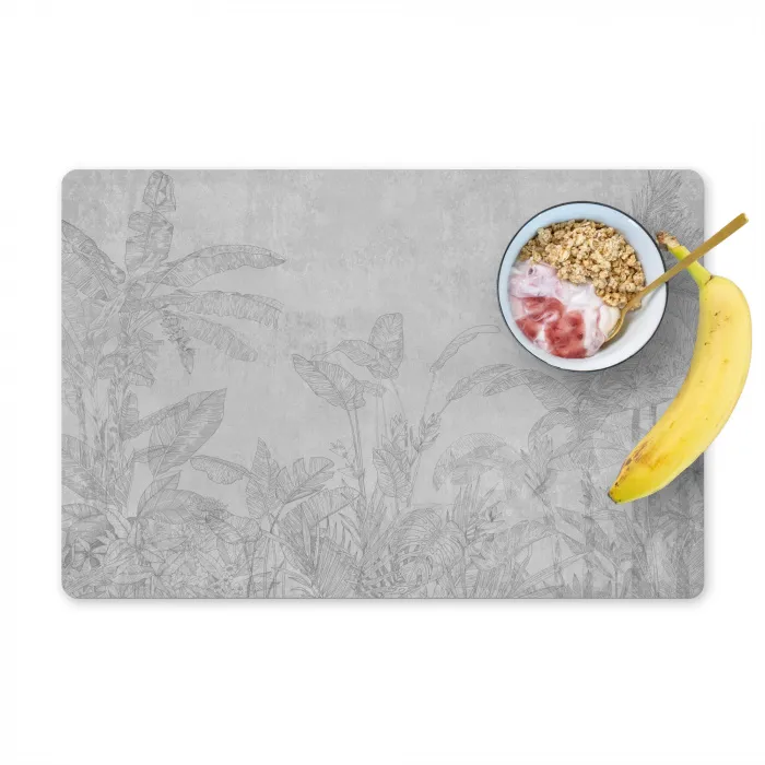 Beton - Patroon - Grijs Placemat vinyl groot -zzzproduct_Kitchenyeah-website