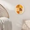 Cirkels - Geel - Minimalistisch Wandcirkel plexiglas klein -sfeer5