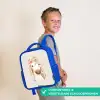 Bohemian paard in pastel kleuren Kinderrugzak - Blauw middel -sfeer3_NL