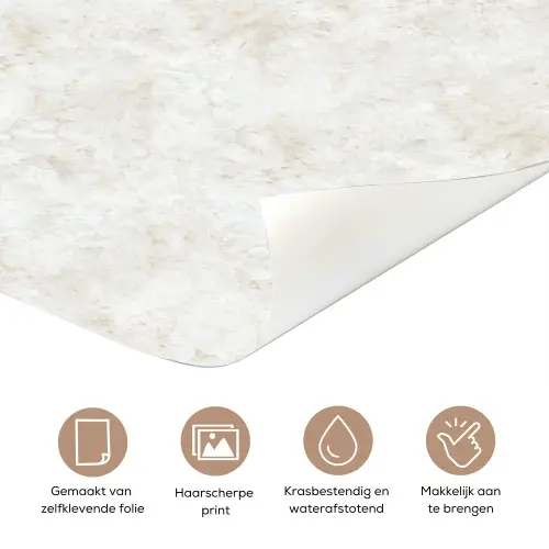 Beige - Marmer - Aders deurposter klein 289 -closeup_NL