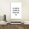 Quotes - Spreuken - André Hazes - Ik heb de zomer in mijn bol aluminium wit klein -sfeer1