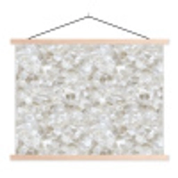 Wit - Penseelstreken - Reliëfeffect textielposter latten blank klein 122 -3d